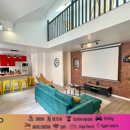 Superbe Appartement-Sauna-Cinema-Parking-Gare 阿棉 外观 照片