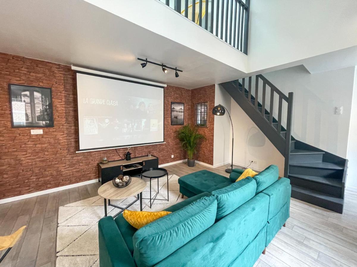 Superbe Appartement-Sauna-Cinema-Parking-Gare 阿棉 外观 照片