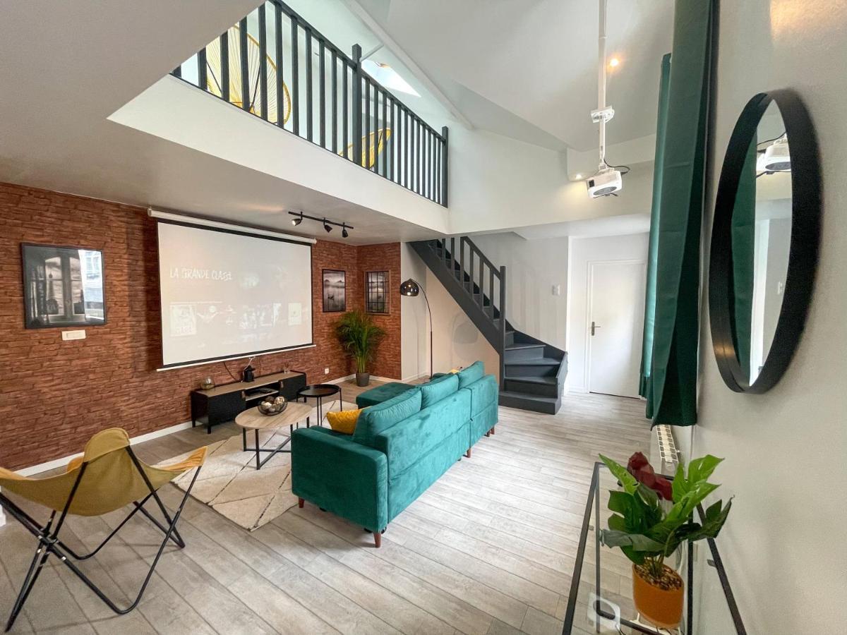 Superbe Appartement-Sauna-Cinema-Parking-Gare 阿棉 外观 照片