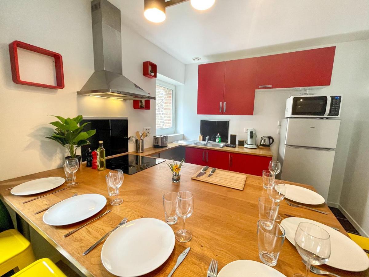 Superbe Appartement-Sauna-Cinema-Parking-Gare 阿棉 外观 照片