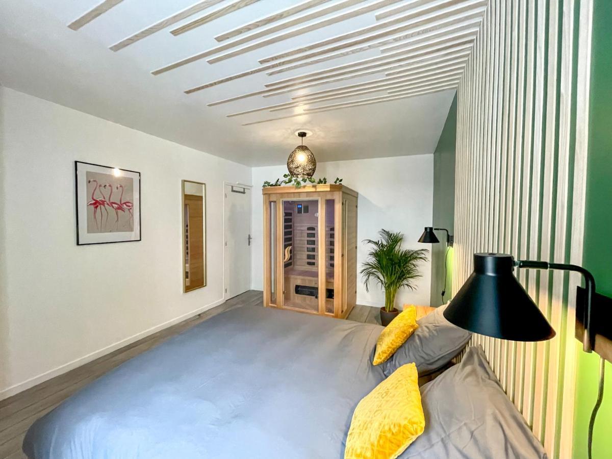 Superbe Appartement-Sauna-Cinema-Parking-Gare 阿棉 外观 照片